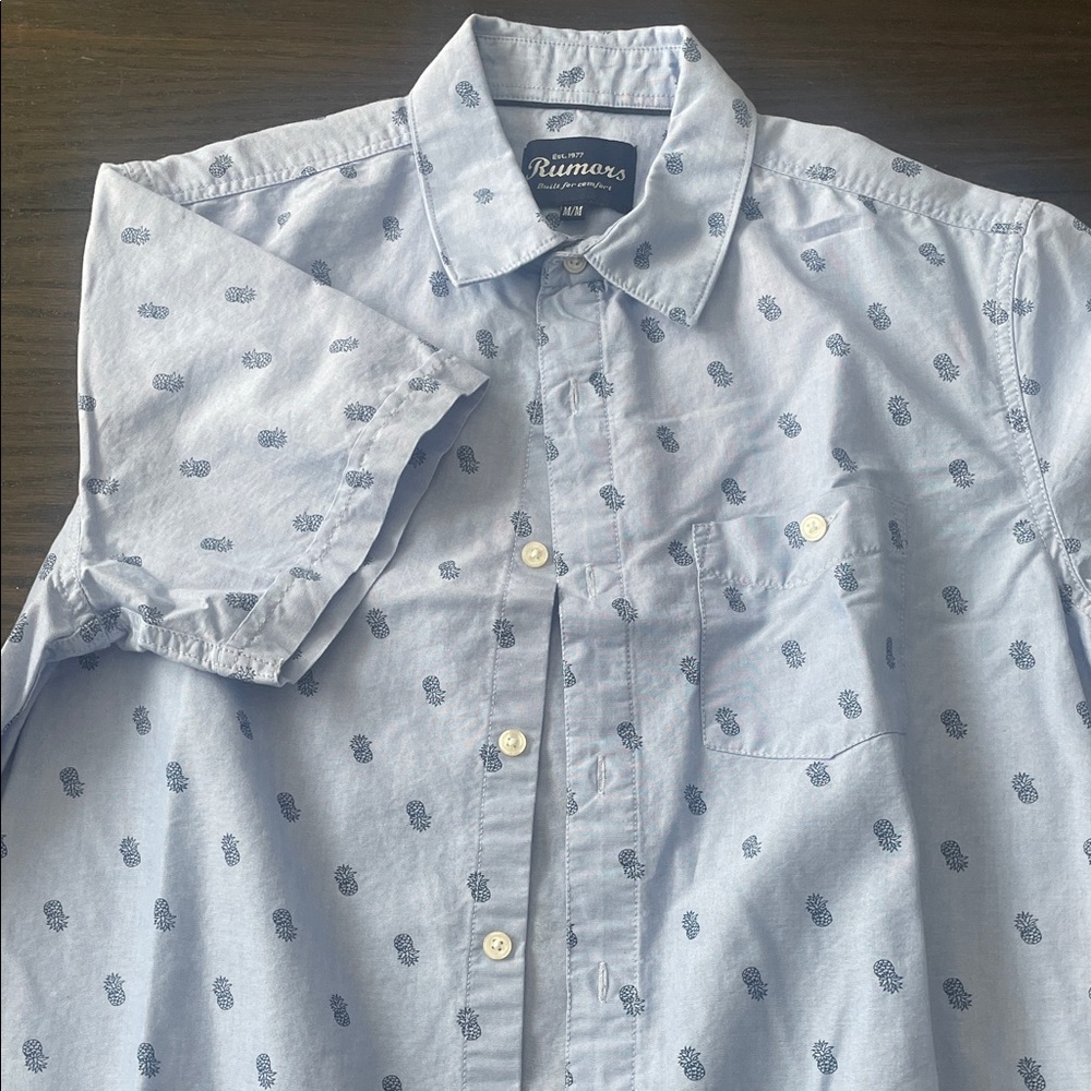 Rumors Light Blue Men's Casual Shirt